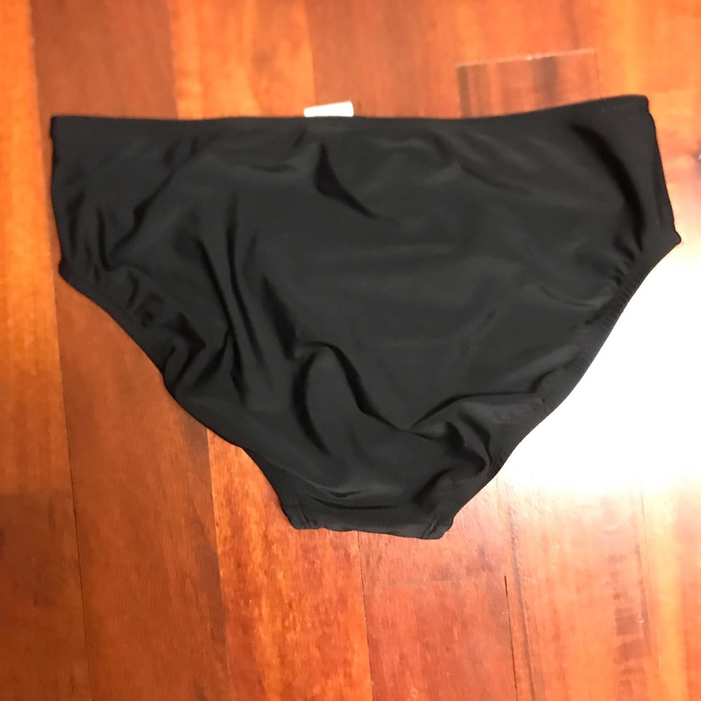 2/$12..New higher waisted Black swim bottoms.. - Picture 3 of 4